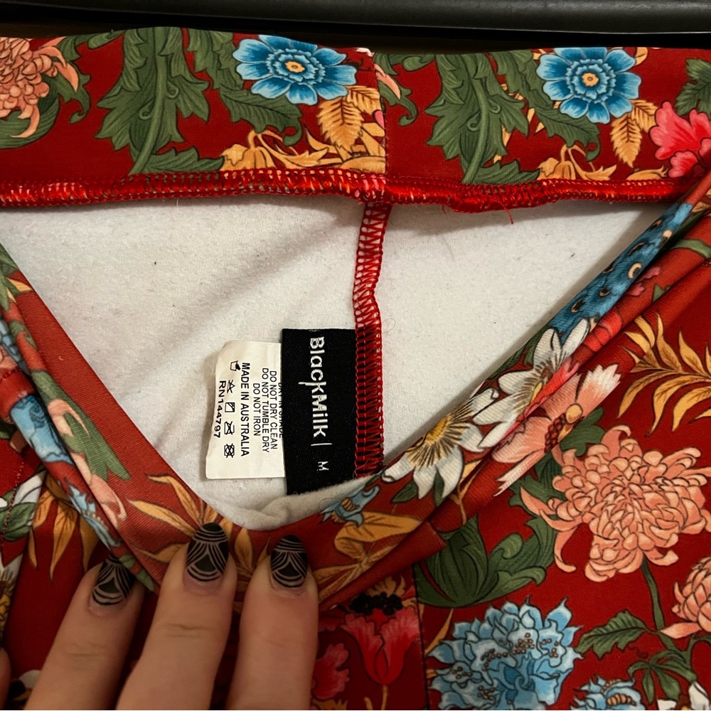 Blackmilk Honey Garden Cuffed Pants Medium - Picture 4 of 4